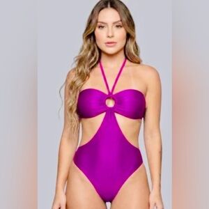 Beautiful Purple Trikini